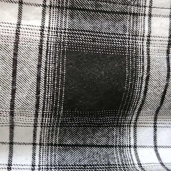 Plaid button down shirt NWOT - Picture 3 of 4